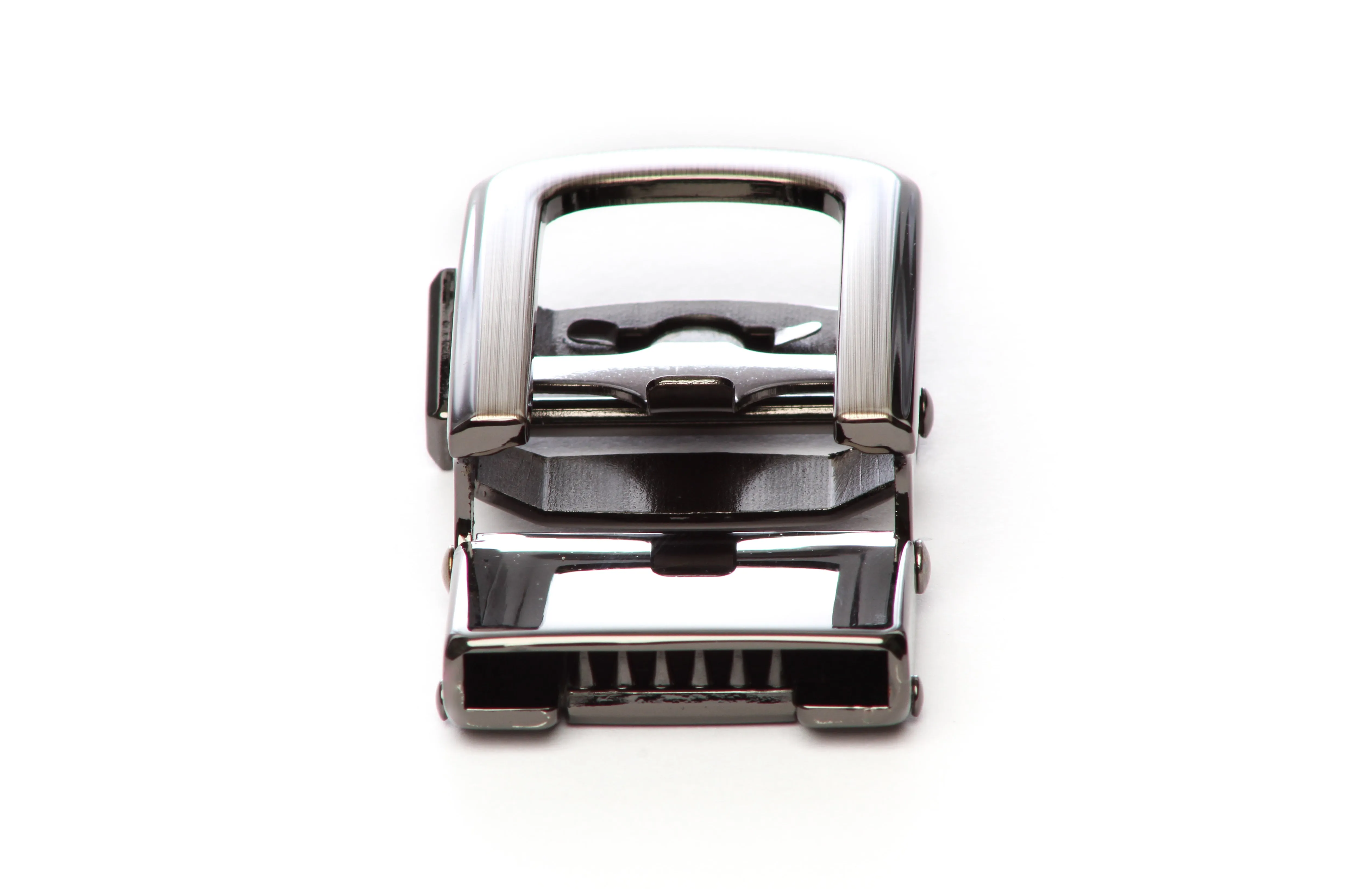 1.25" Traditional with a Curve in Formal Gunmetal