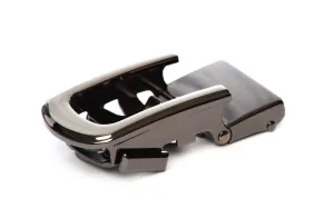 1.25" Traditional with a Curve in Formal Gunmetal