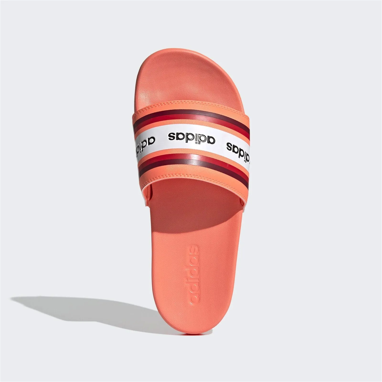adidas Womens FARM Rio Adilette Comfort Slides - Orange