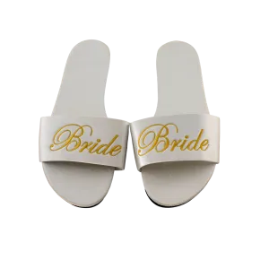 BRIDE SLIPPER WHITE
