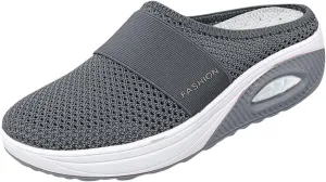 Cathalem Orthopedic Sneakers for Women, Women's Air Cushion Slip-On Walking Shoes Orthopedic Diabetic Walking Shoes