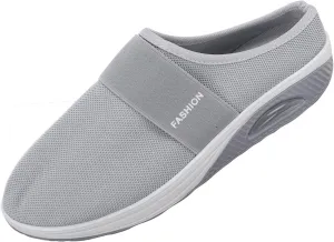 Cathalem Orthopedic Sneakers for Women, Women's Air Cushion Slip-On Walking Shoes Orthopedic Diabetic Walking Shoes