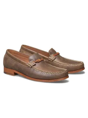 J & M Collection Baldwin Leather Bit in Brown American Full Grain