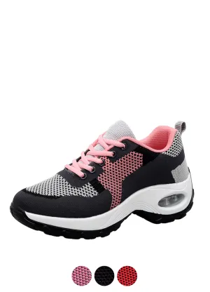 Mile Women's Lace Up Soft Mesh Sneaker